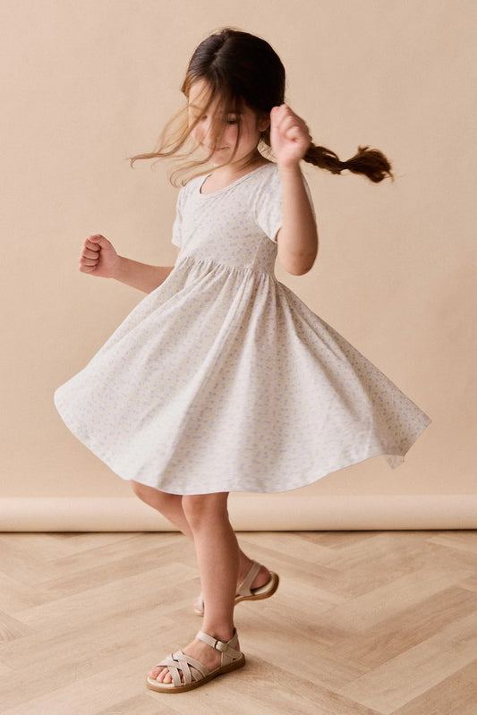 Organic Cotton Meadow Dress | Emmy Lilac