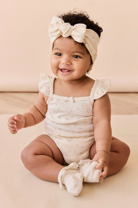 Organic Cotton Bettina Bodysuit | Briella Whisper