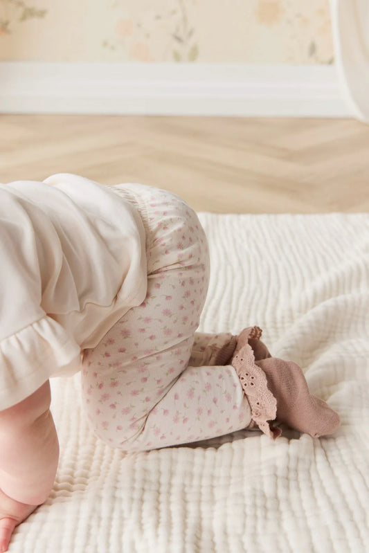 Everyday Cotton Legging | Victoria Blush