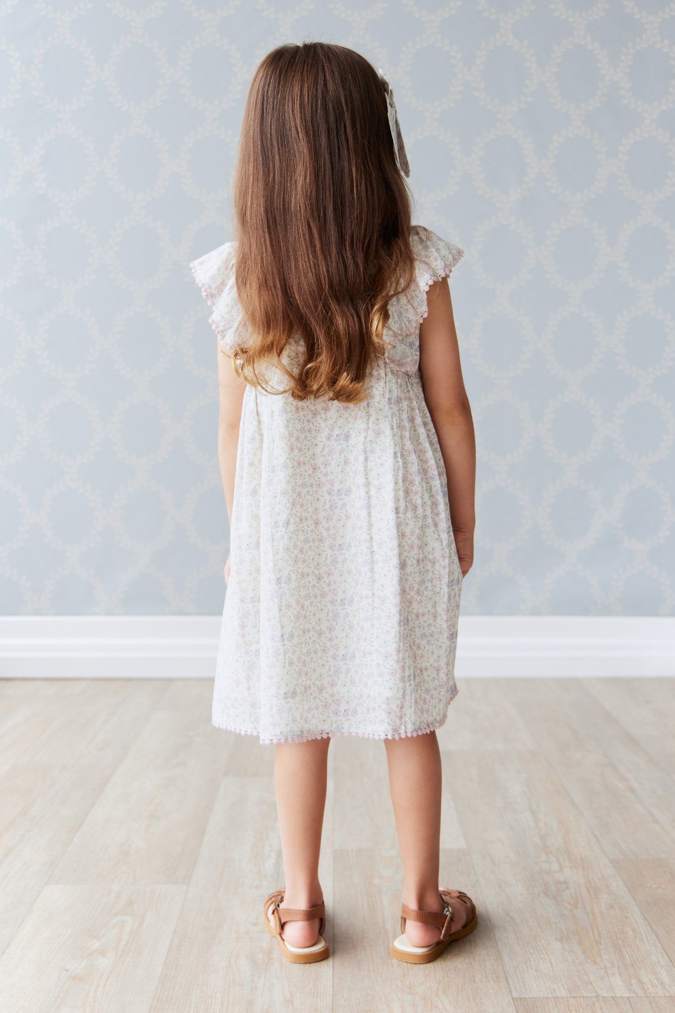 Organic Cotton Gabrielle Dress | Fifi Lilac
