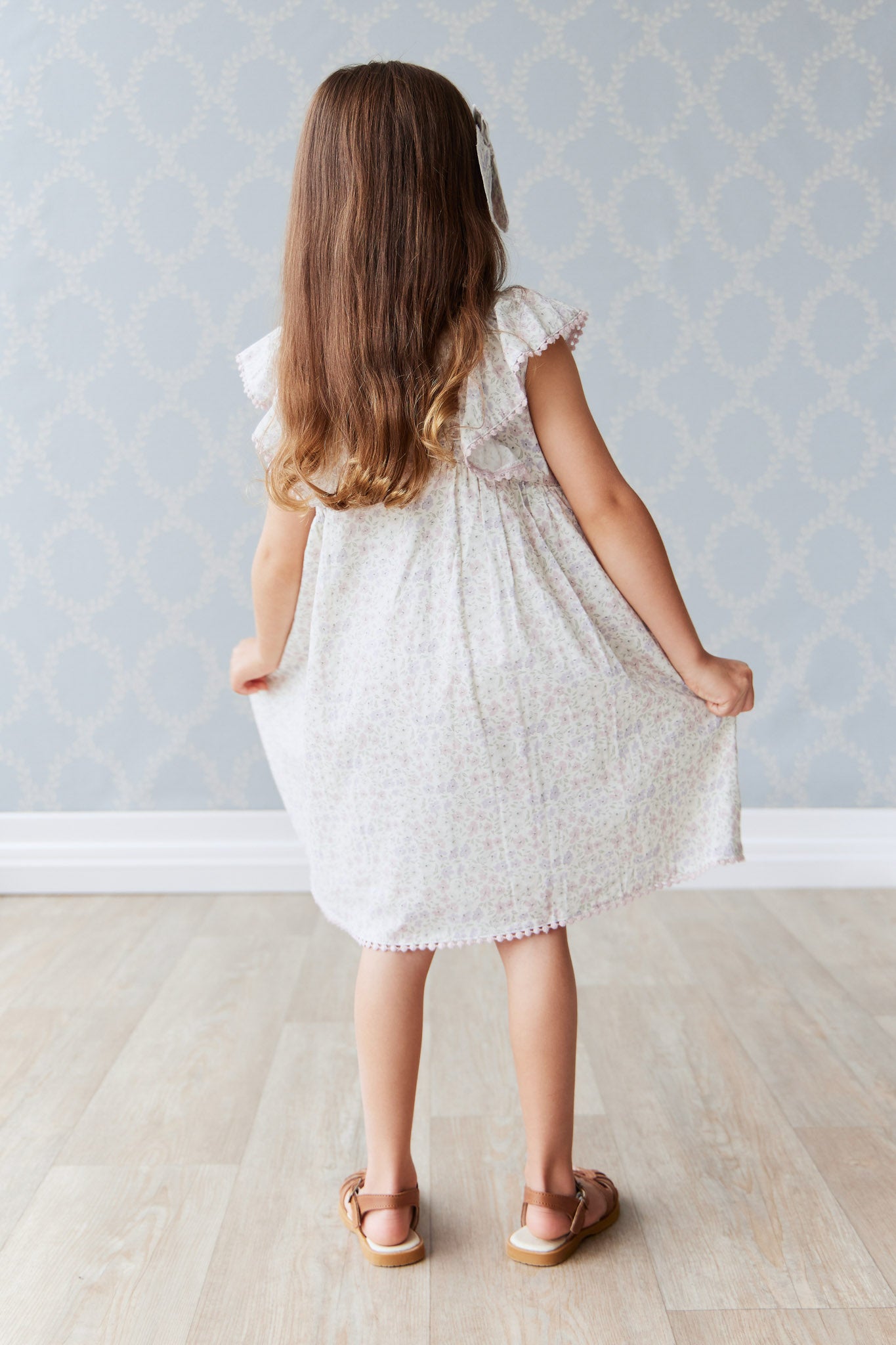 Organic Cotton Gabrielle Dress | Fifi Lilac