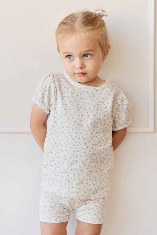 Organic Cotton Prairie Top | Penelope Evening Haze