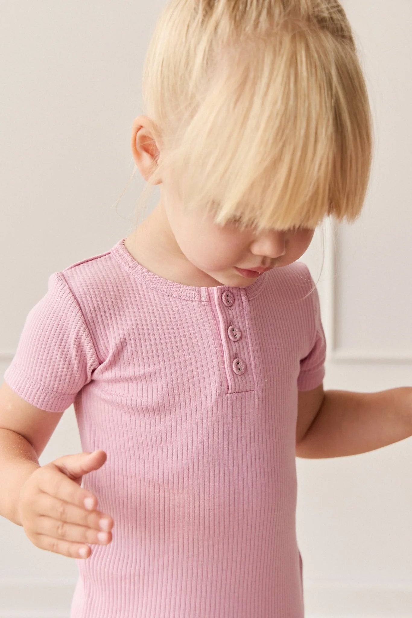 Modal Henley Tee | Dahlia