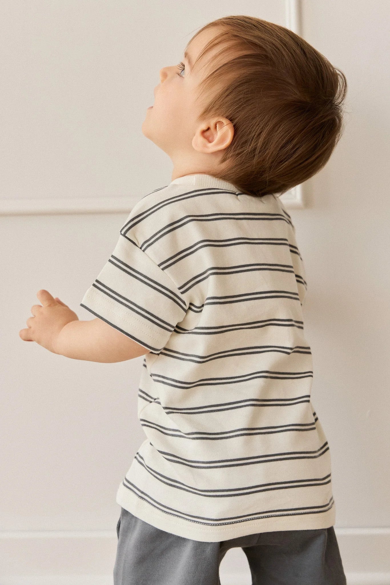 Otis Tee | Atlantic & Cloud Stripe