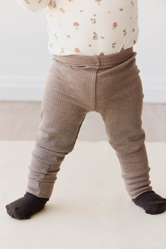 Organic Cotton Modal Everyday Legging | Brownie Marle