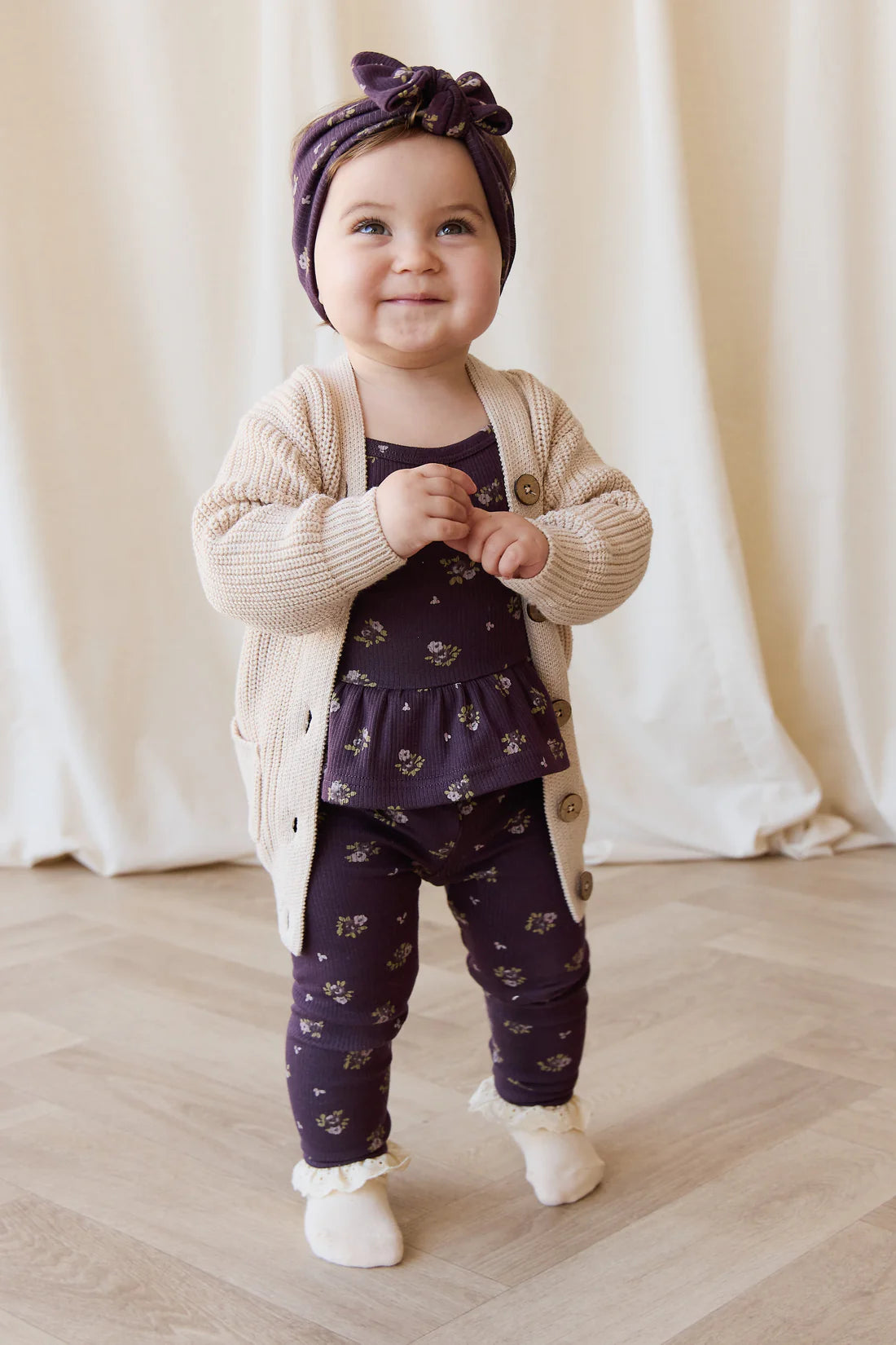 Fine Rib Legging | Simone Huckleberry