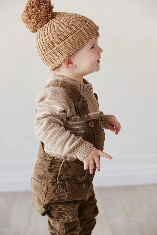 Elias Sweater | Sable Marle Stripe