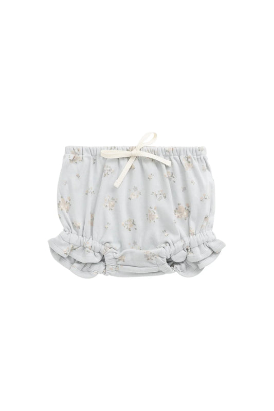 Organic Cotton Frill Bloomer | Petite Fleur Blue