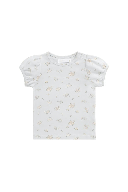 Organic Cotton Prairie Top | Petite Fleur Blue