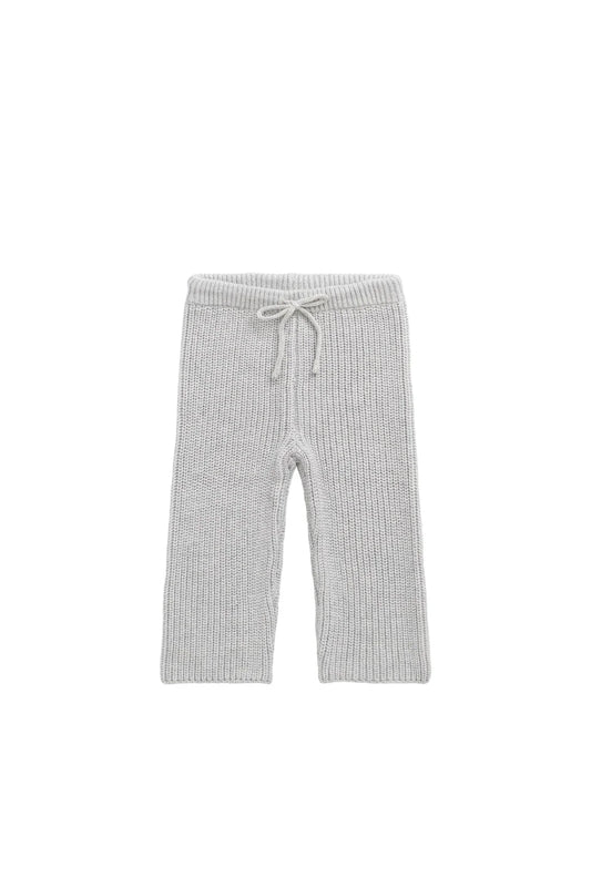 OG Morgan Knit Pant | Light Grey Marle