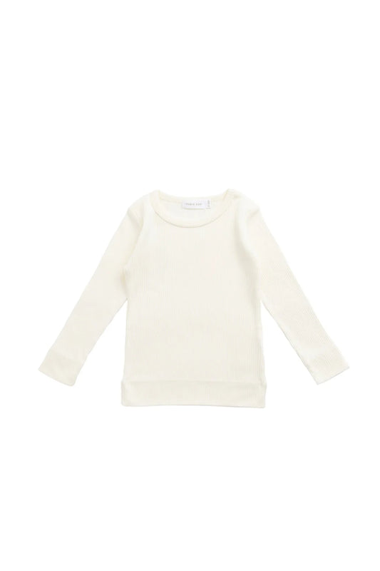 Modal Marina Long Sleeve Top | Parchment