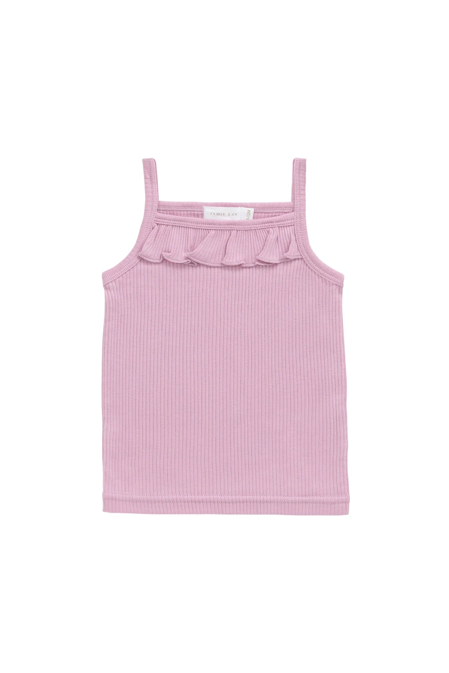 Organic Cotton Modal Vienna Singlet | Dahlia