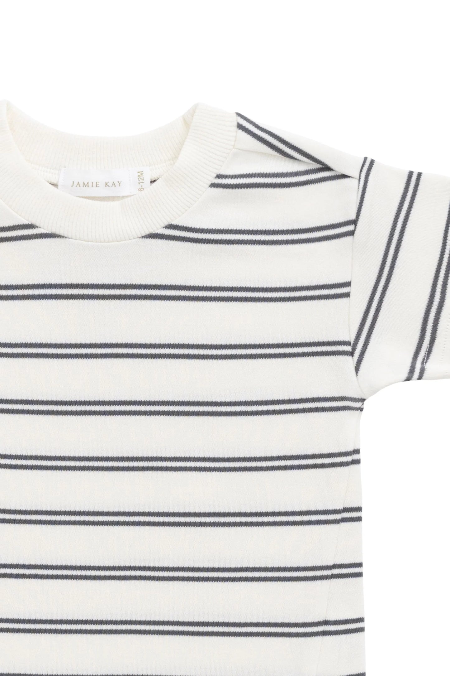 Otis Tee | Atlantic & Cloud Stripe