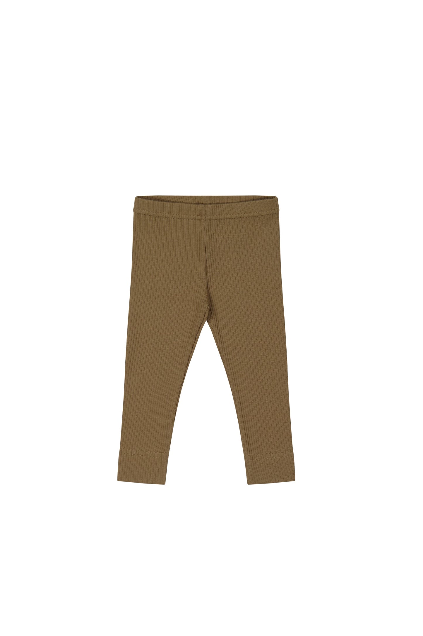 Modal Ribbed Legging | Crème Caramel