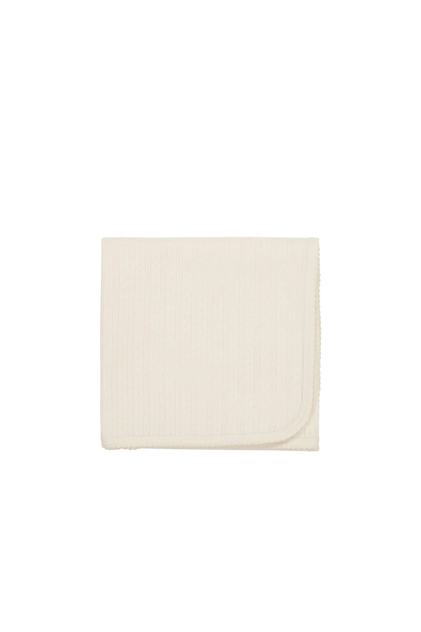 Organic Cotton Pointelle Baby Wrap | Natural