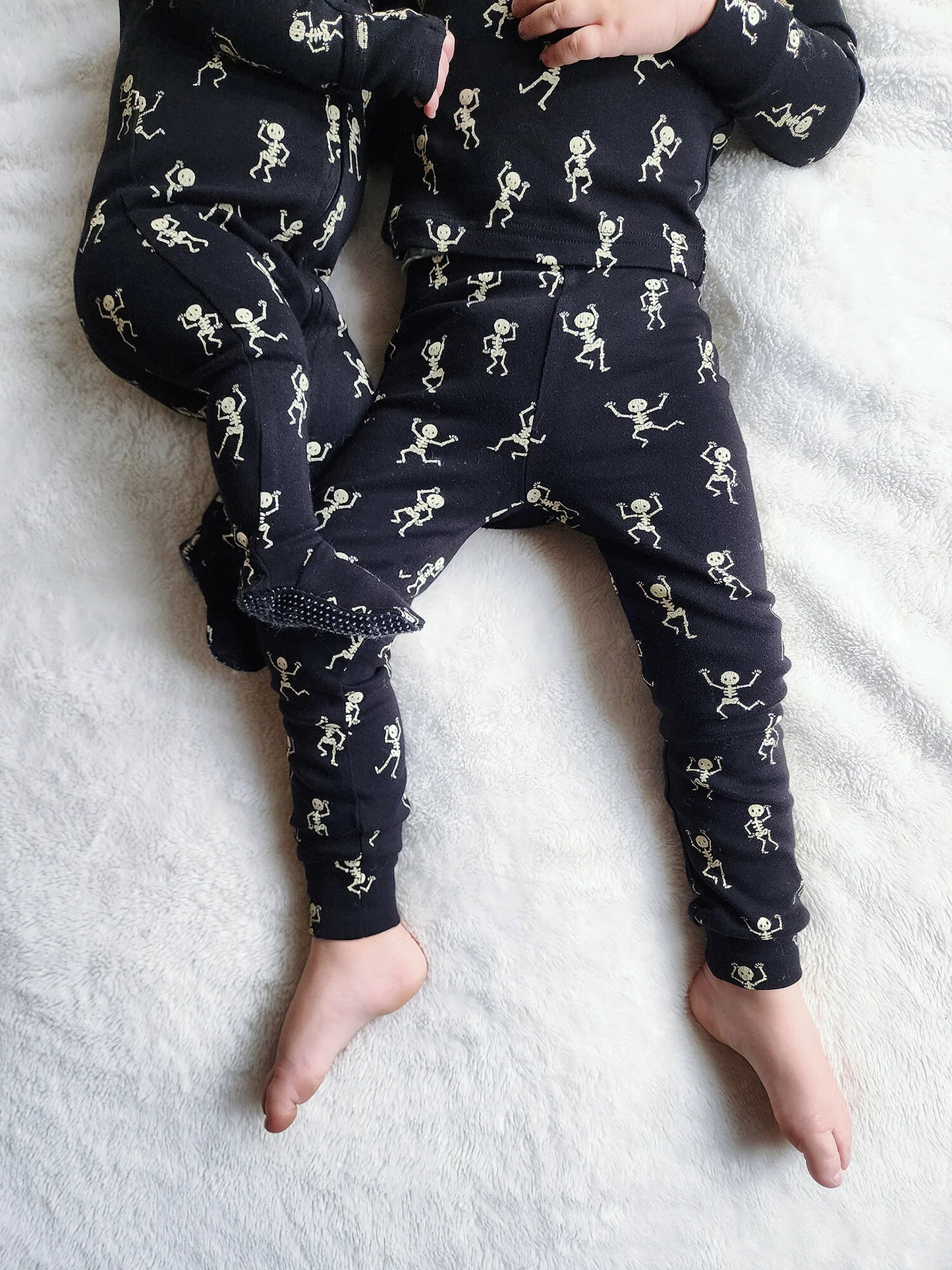 Organic Pajama Set | Dancing Skeletons