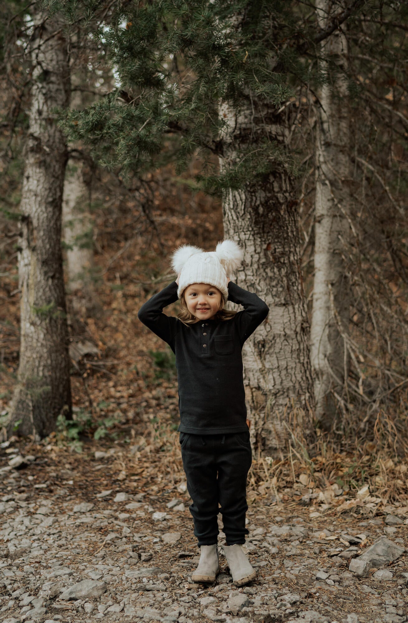 Thermal Henley & Jogger Set | Black