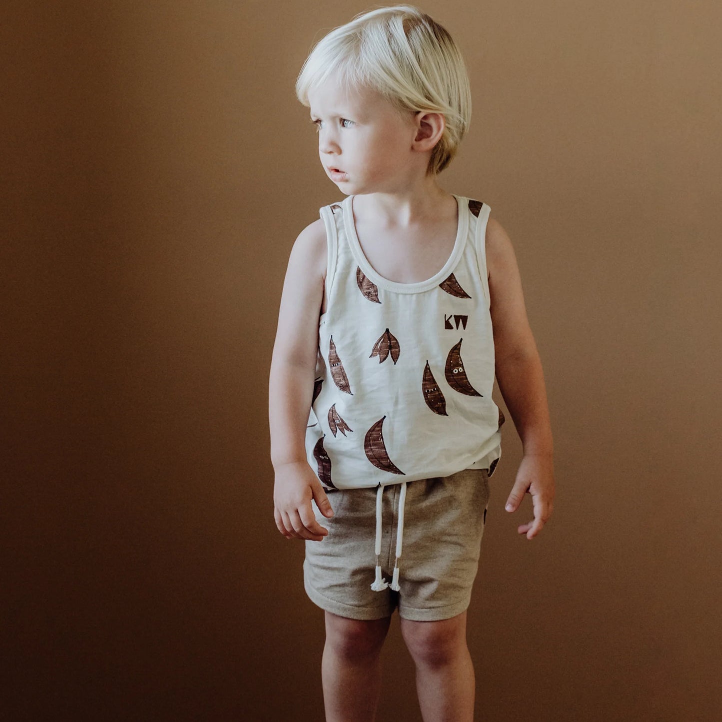 Organic Shorts | Almond Melange
