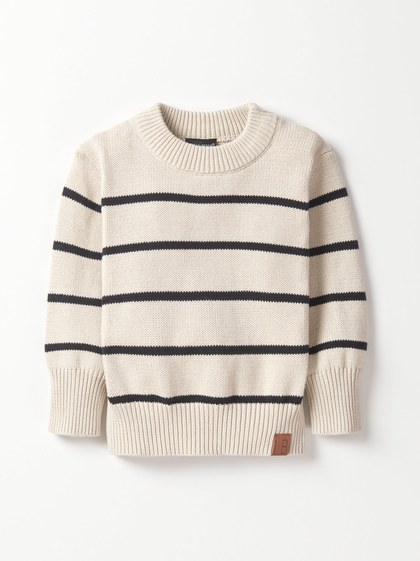 Knit Sweater | Black Pinstripe