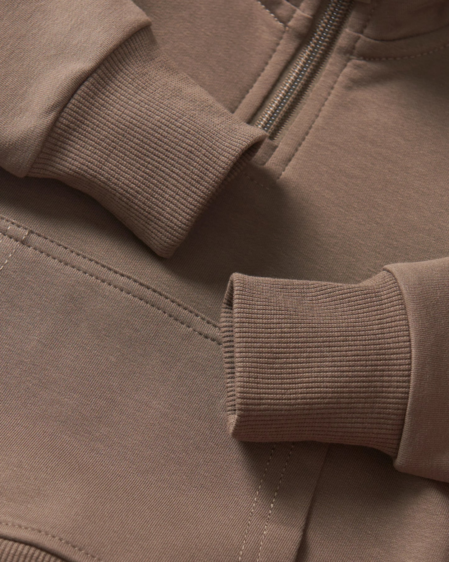 Quarter Zip Pullover | Cocoa