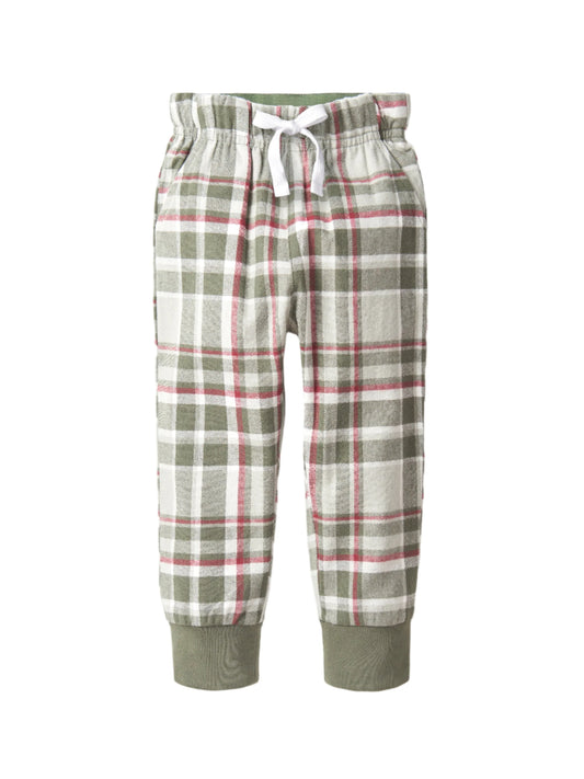 Lounge Jogger | Holiday Plaid