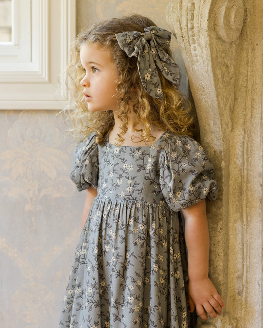 Everly Bow || French Blue Floral