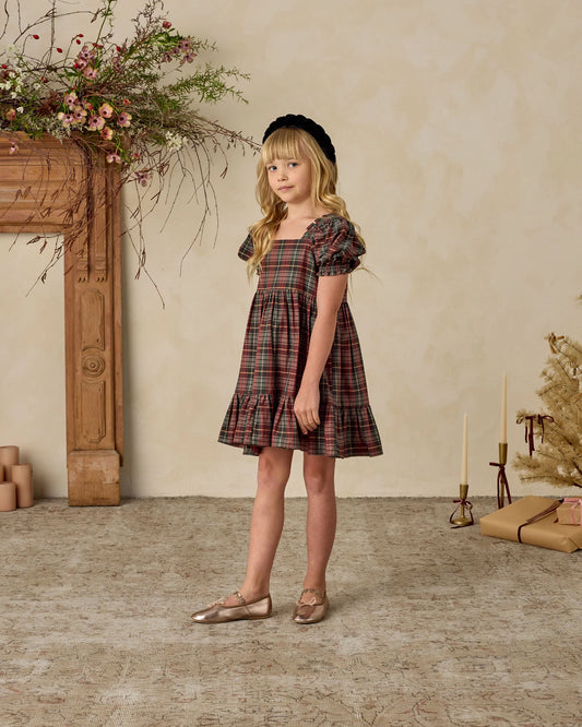 Louella Dress | Winter Tartan