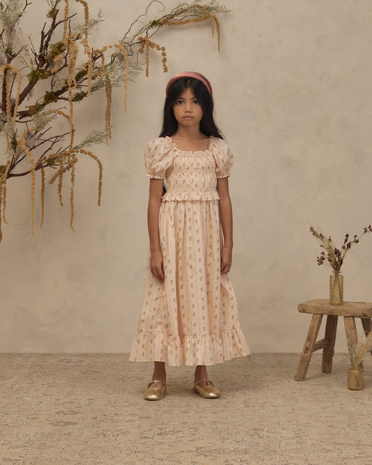Maggie Dress || Floral Stripe