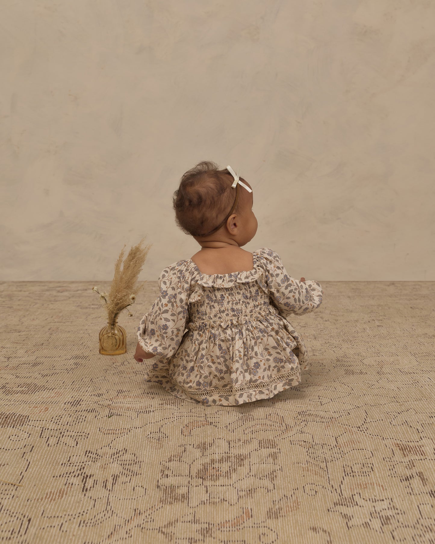 Elodie Romper || Blue Garden