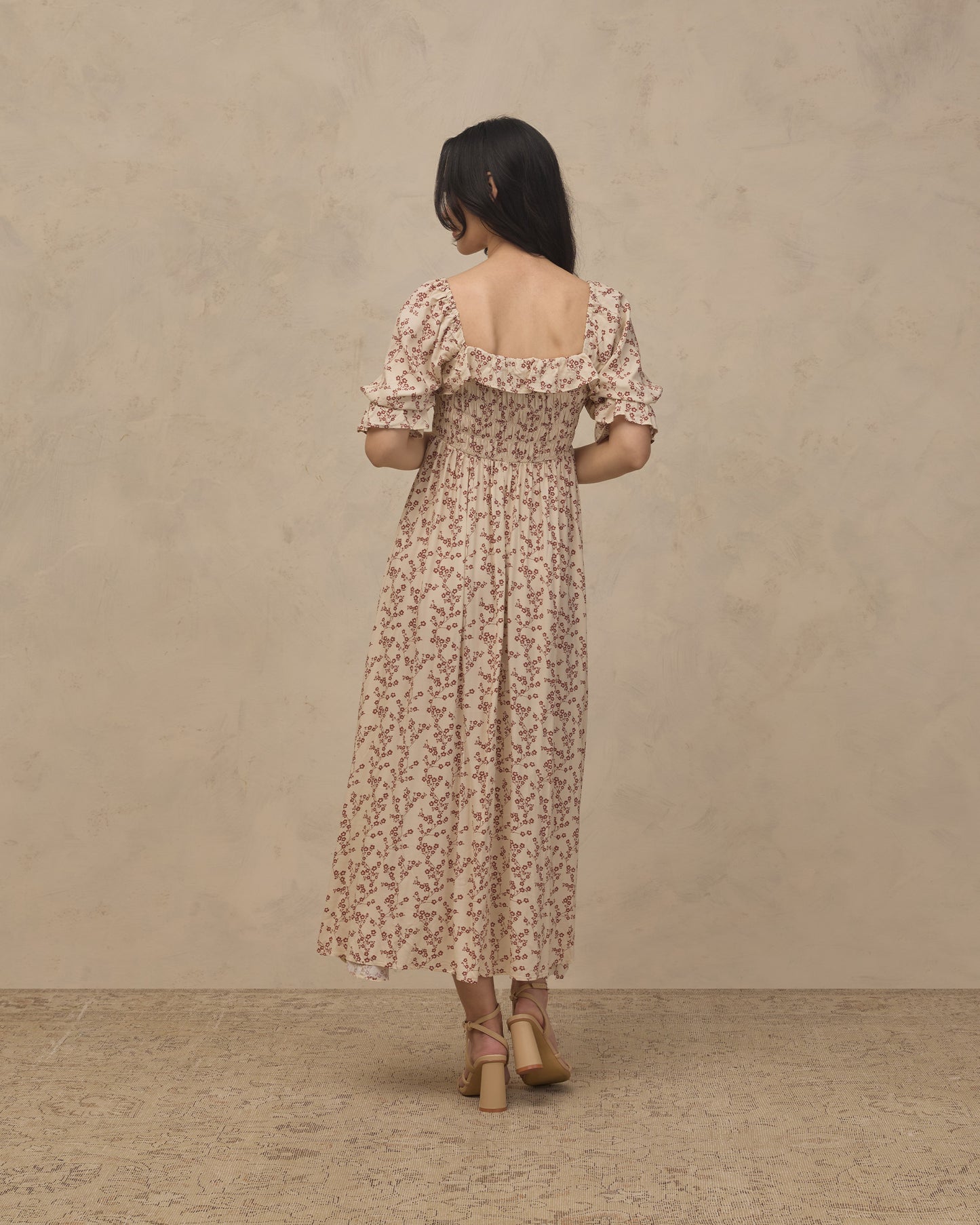 Women's Birdie Dress || Floral Toile