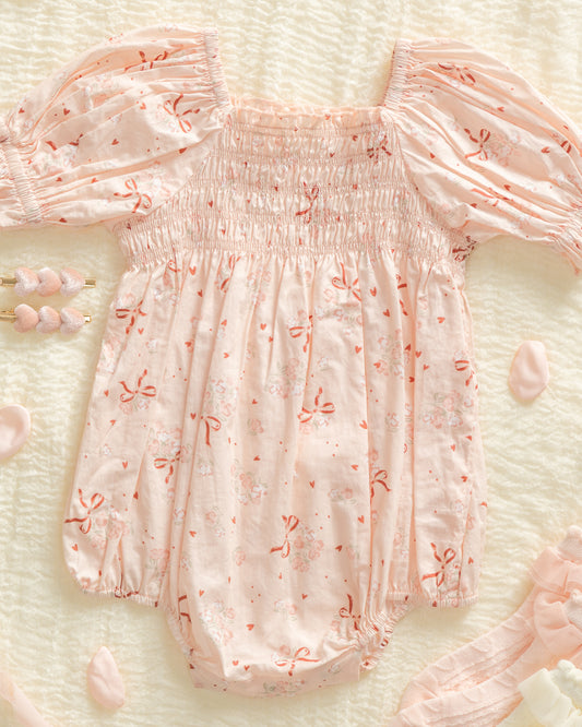 Velvet Heart Clips | Pink