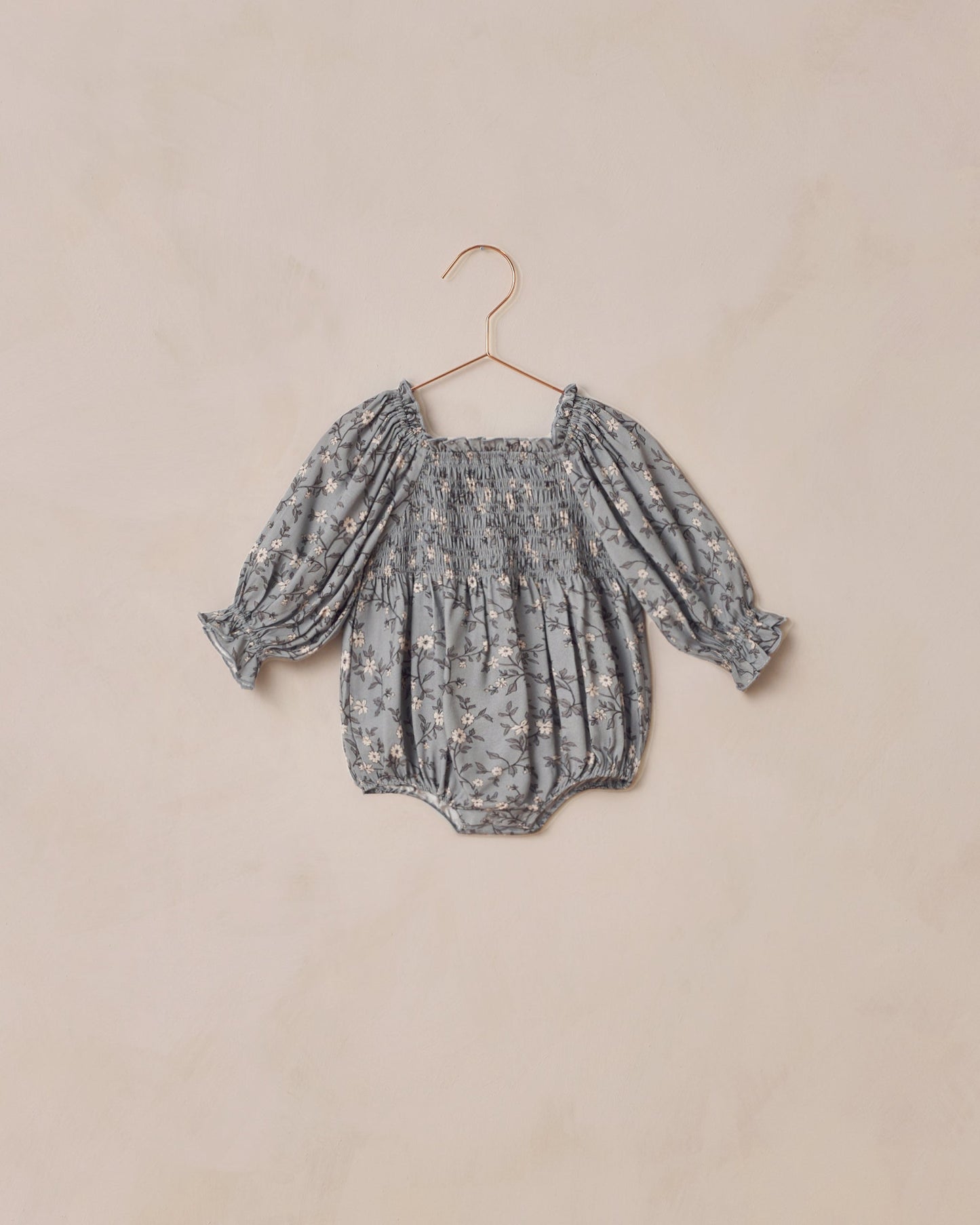 Autumn Romper || French Blue Floral