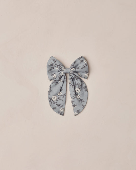 Everly Bow || French Blue Floral