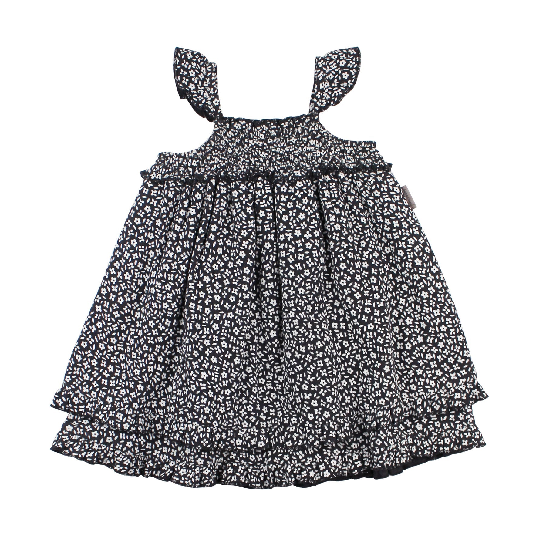 Chia Floral | Organic Muslin Summer Dress 9-12m Chia Floral | Organic Muslin Summer Dress 9-12m