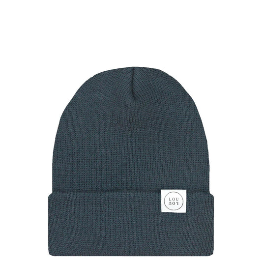 Navy Beanie | No Pom