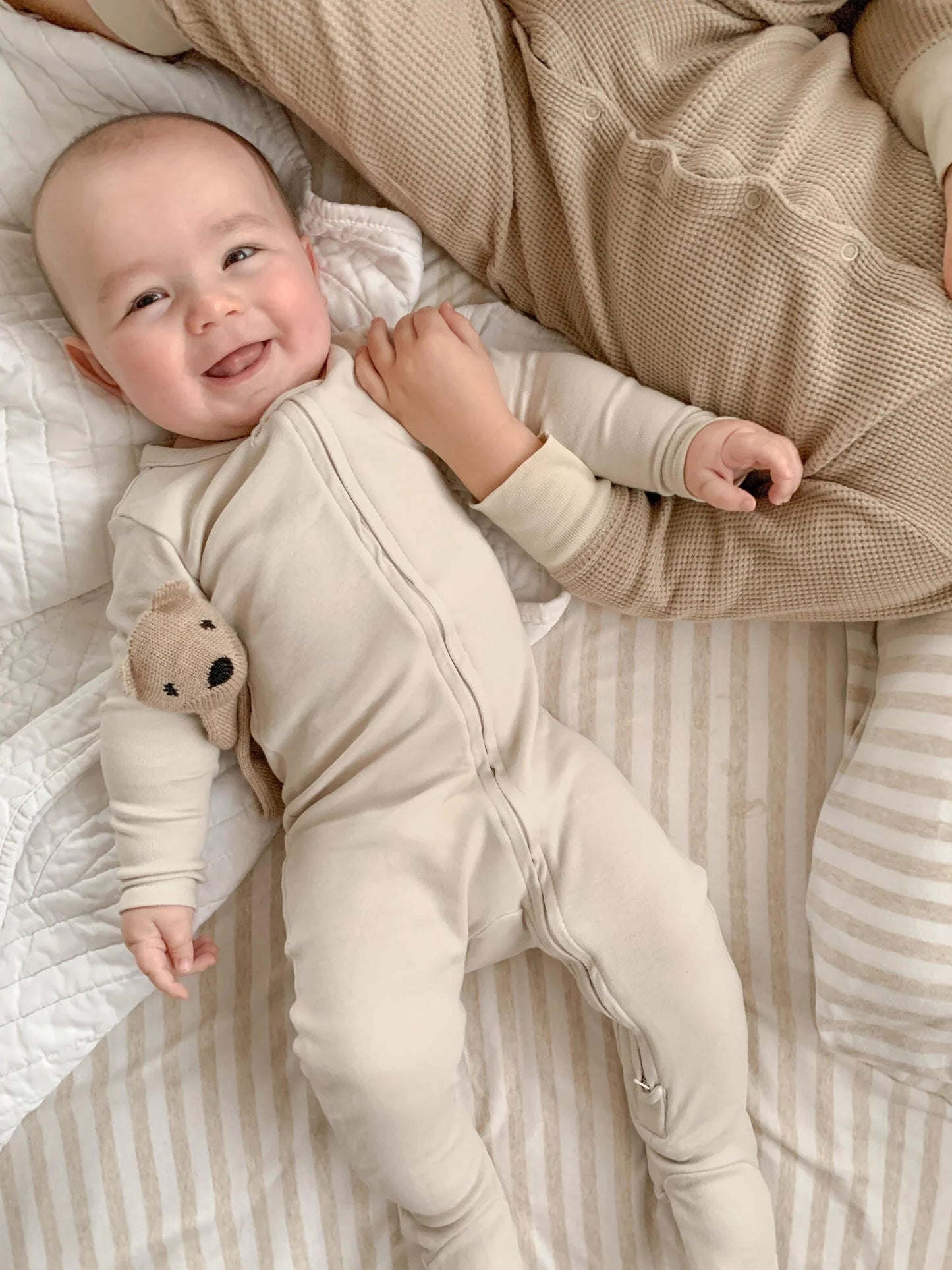 Stone Footed Sleeper | 2-Way Zipper