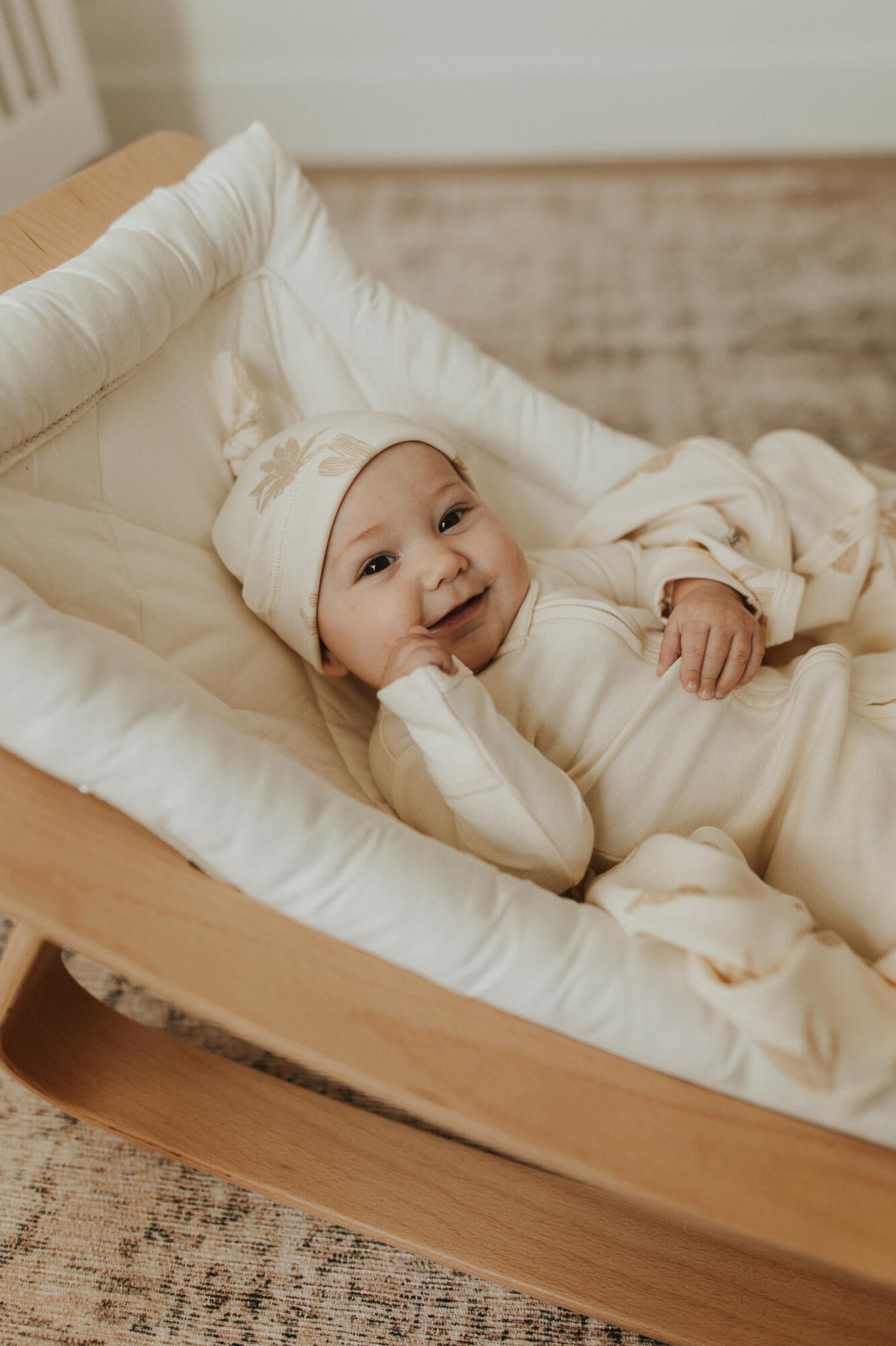 Buttercream Footed Sleeper | 2-Way Zipper