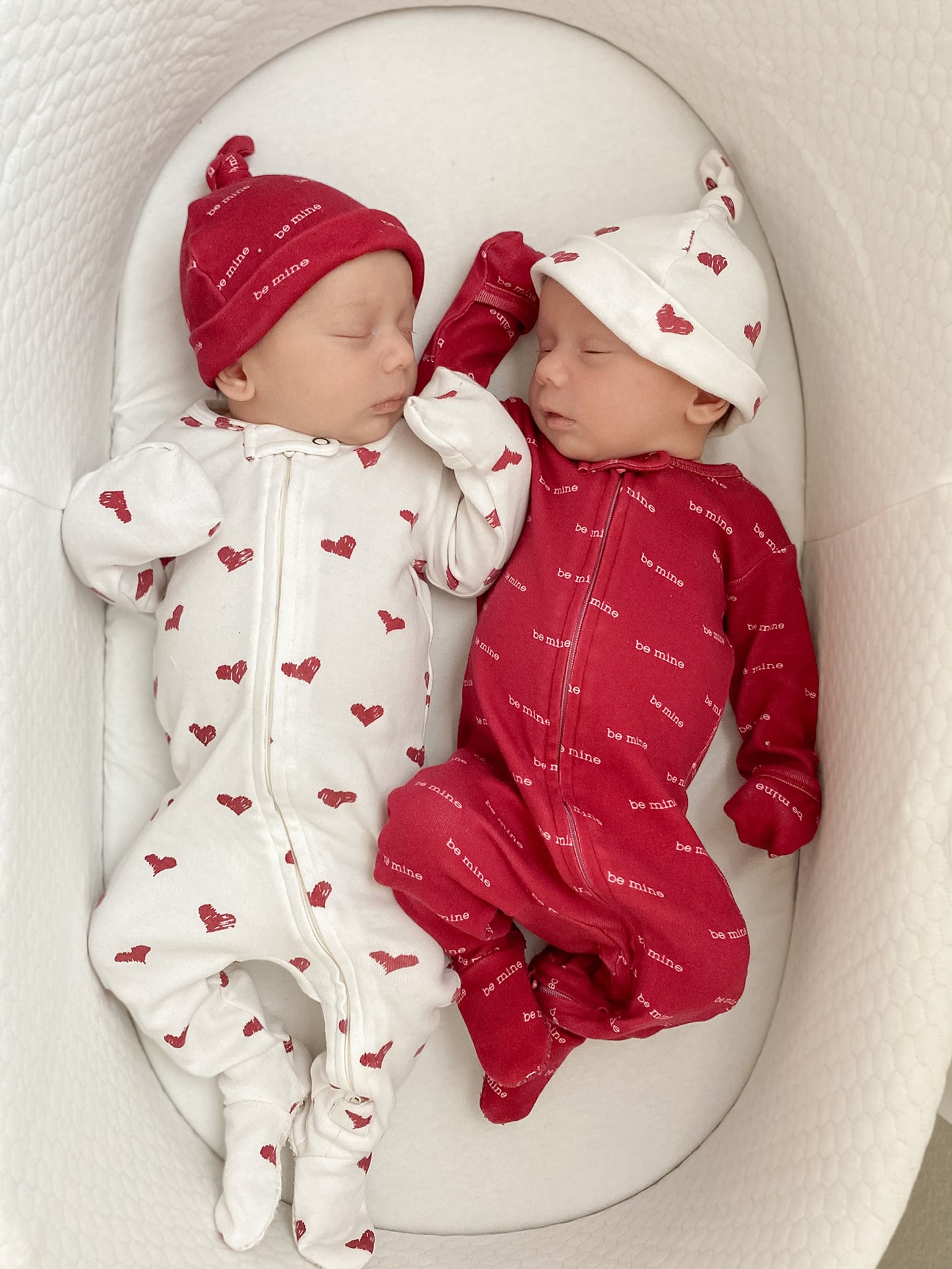 2-Way Zipper Footie | Be Mine