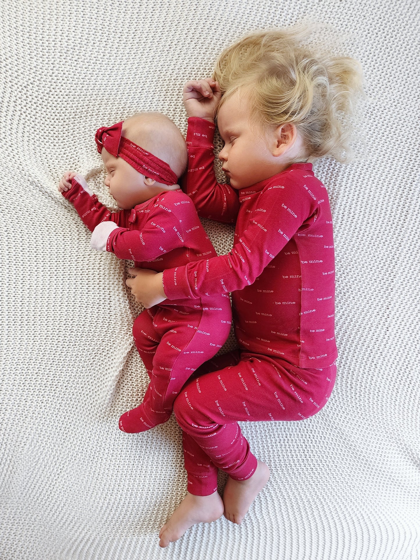 2-Way Zipper Footie | Be Mine