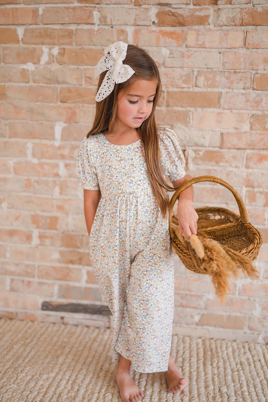 Wide Leg Romper | Dreamy Meadows