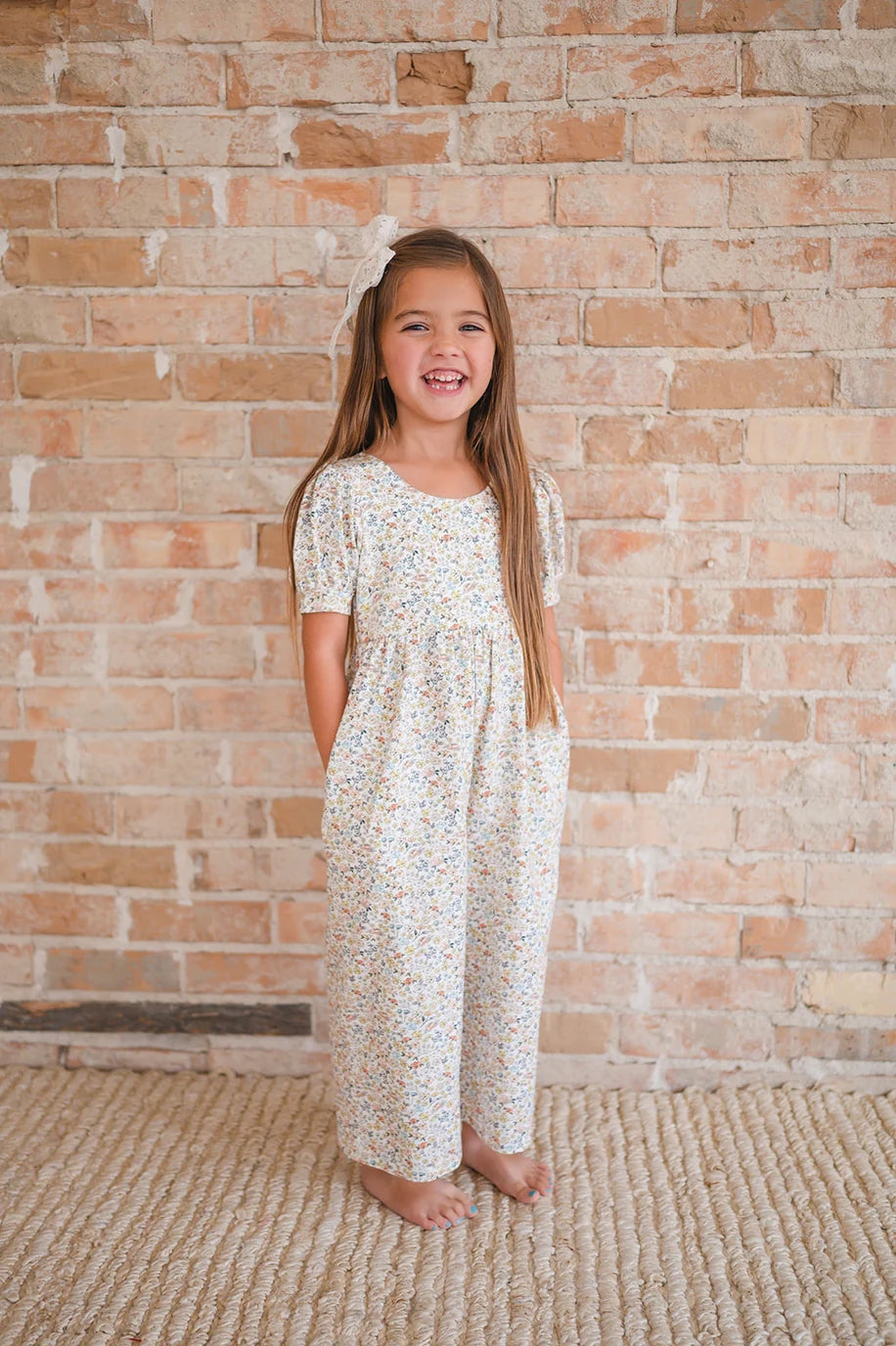 Wide Leg Romper | Dreamy Meadows