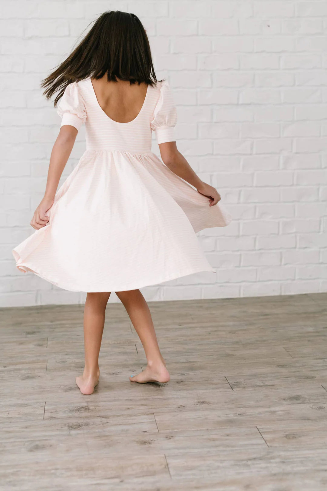 Puff Dress | Candy Stripe