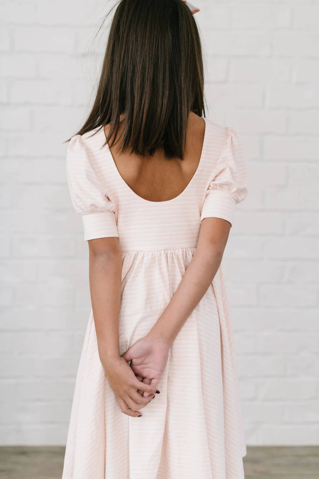 Puff Dress | Candy Stripe