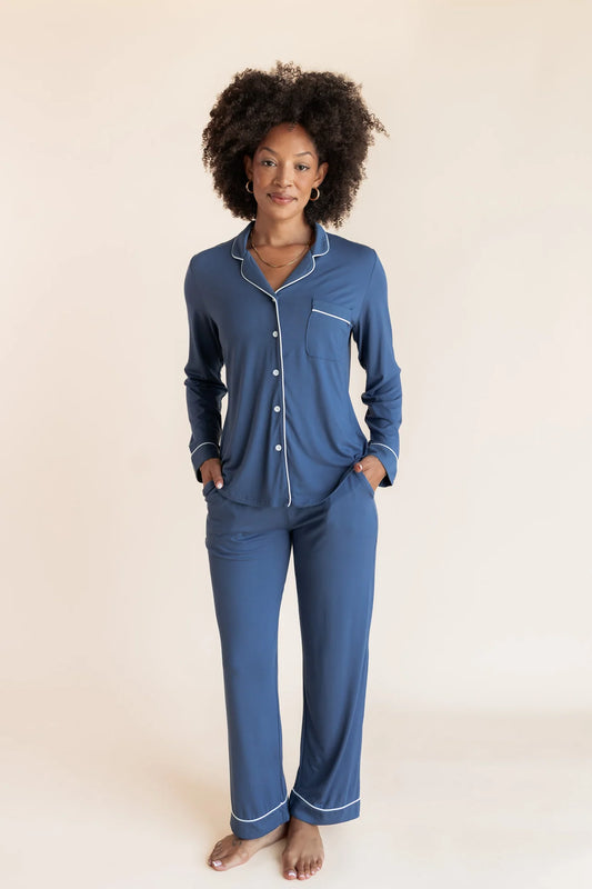 Women's Long-Sleeve Pajama Set | Oxford