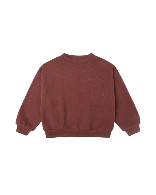Relaxed Sweatshirt || Burgundy