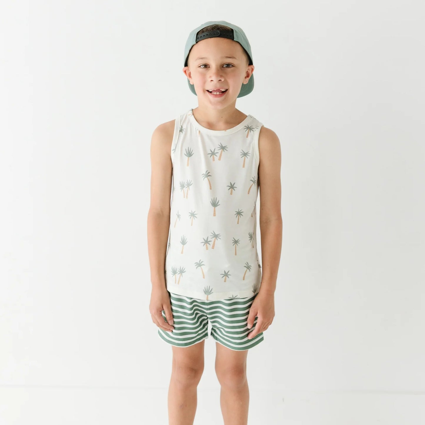 Palm Trees Bamboo Tank