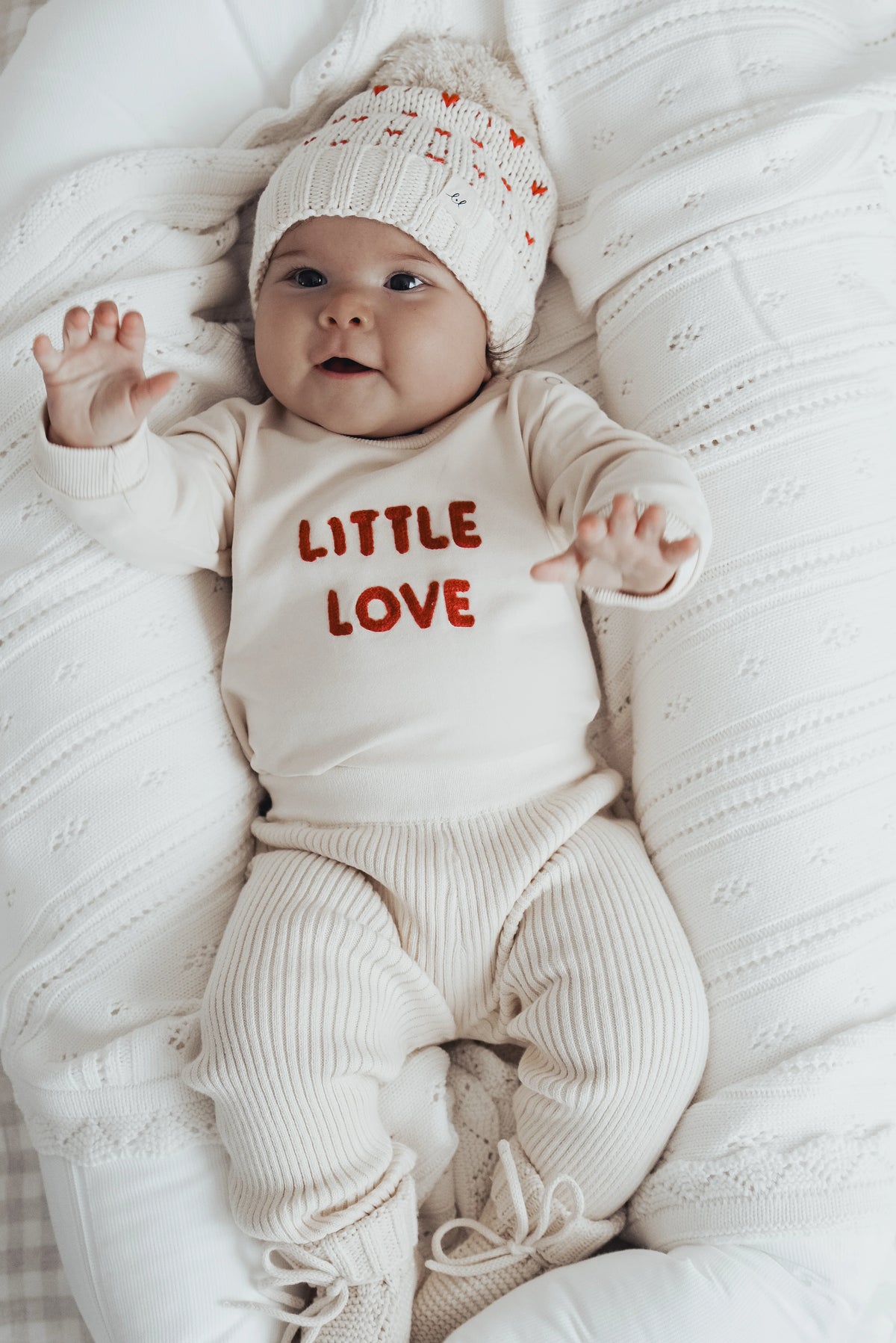 Pom Knit Beanie | Little Love