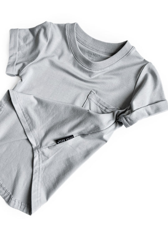 Bamboo Pocket Tee | Frost