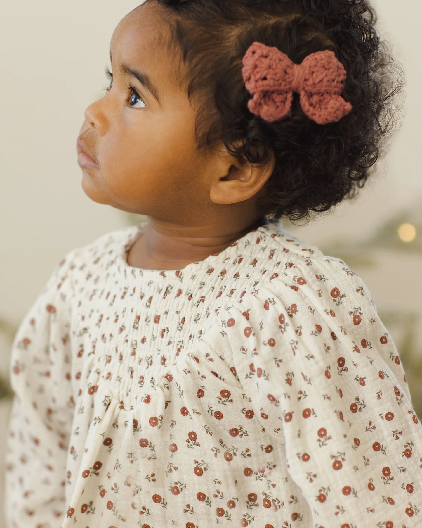 Crochet Bow || Cranberry