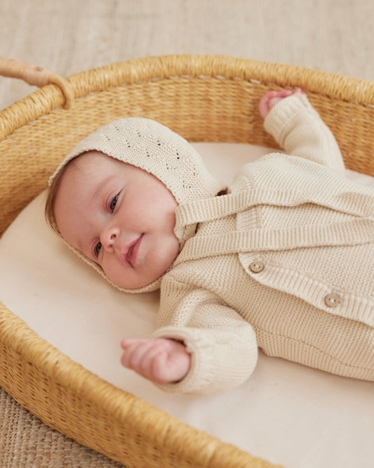 Knit Wrap Top | Natural